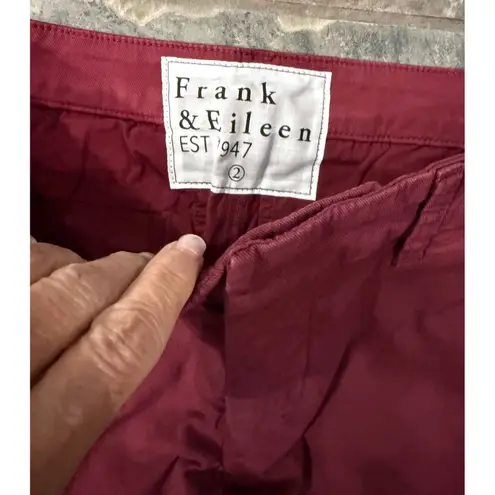 New! Frank & Eileen Wicklow The
Italian Chino in Oxblood Sz 2 $288 Red