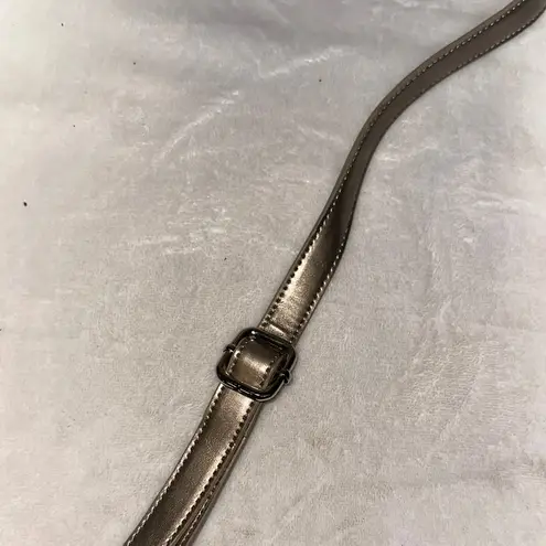 kim rogers Brown and Red Crossbody Bag with Geometric Pattern