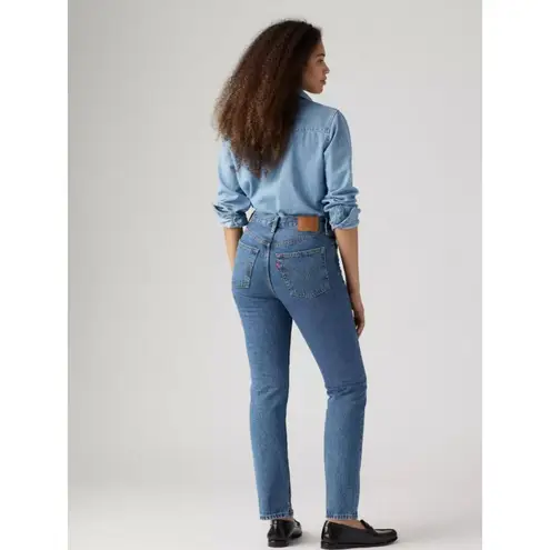 NWT Levi's 501 Original Straight Length Navy Button Fly Cotton Denim Jeans 27x30 Blue Size undefined