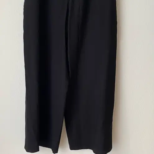 Sadie & Sage sz S black sleeveless wide leg Jumpsuit