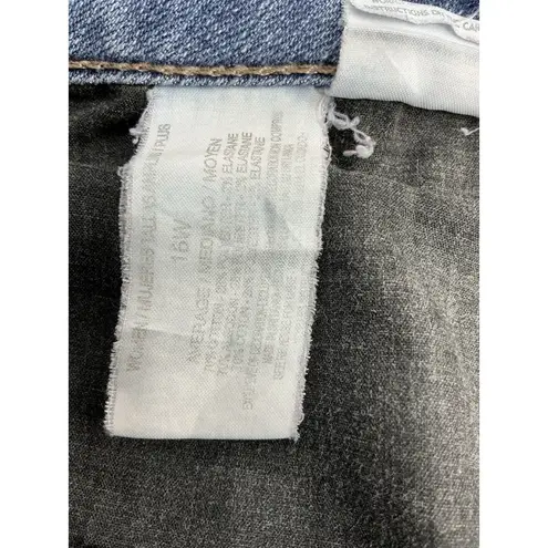 Bandolino Womans Mandie Denim Jeans 16 W Blue