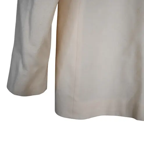 Pendleton Womens 12 100% Virgin Wool Fully Lined Cream Blazer