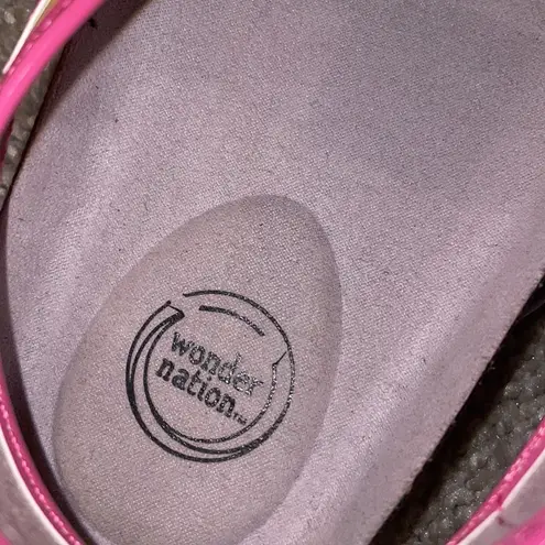 Wonder Nation - New holographic cork strapping sandals size 6