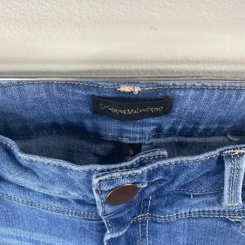 Catherine Malandrino Denim Jean Capris Size 8
