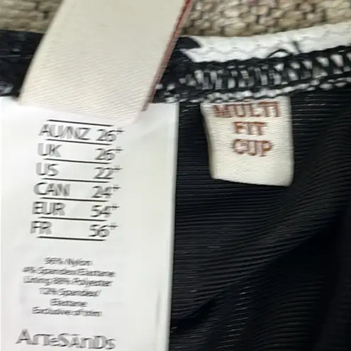 Artesands Cantana Forte Delacroix Tankini top, 22+, multi fit cup D