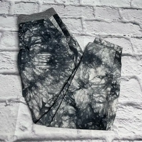 CAbi  tie dye marble jogger pant gray size XS new