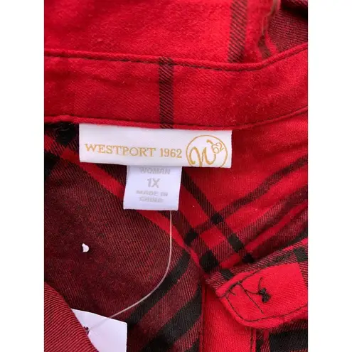 Westport 1962 Women's Red long sleeve shirt