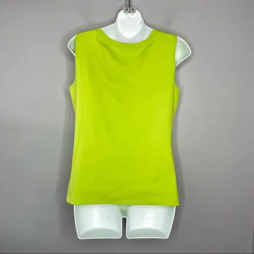 LAFAYETTE 148 Tank Top Womens Size Medium Bright Colorful Spring Summer Neon Green