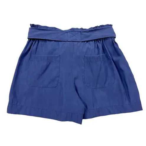 BCBGMAXAZRIA BCBG Blue Paperbag Shorts Small