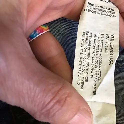 Ymi oversized distressed jean jacket