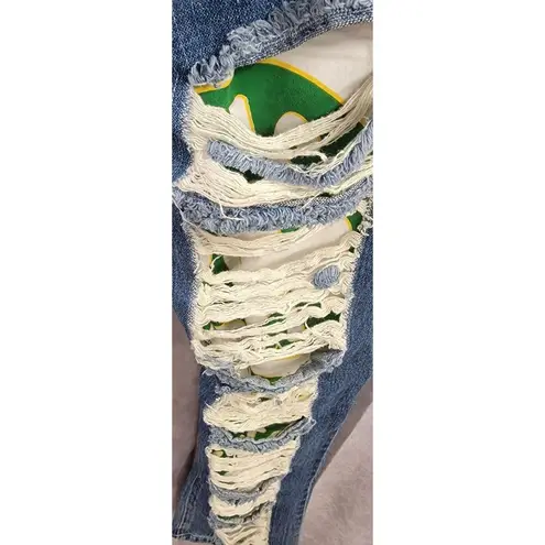 Boston Celtics NBA Hardwood Classics Denim Jeans by Carl Banks Women's Size 9 Blue