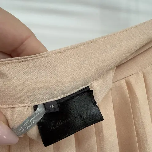 Petticoat Alley Light Pink Pleated Midi Skirt Size 4 Balletcore Classic