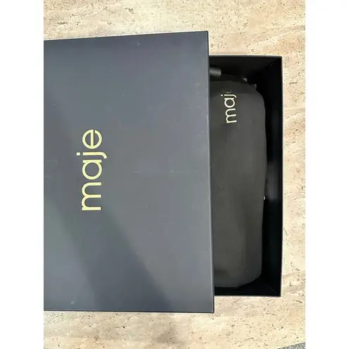 Maje NEW Leather Platform Coin Loafers White size 39 /8.5