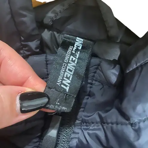 Independent Mens Packable Puffer Vest Size L Black Pine Logo Size L