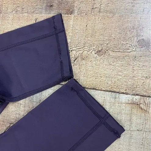 Zyia Size 12 Active Brilliant High Rise Pockets Leggings Crop Capri Purple