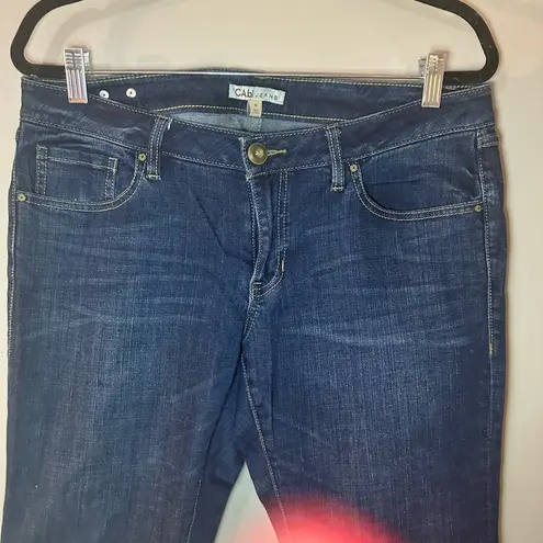 CAbi  Tapered Leg Boyfriend Jeans Comet Wash Size 6 #917