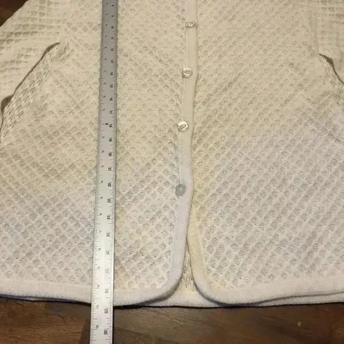 VTG Montgomery Ward Sweater Poncho Buttons Blanket Stitch Cottage Core OS Size undefined