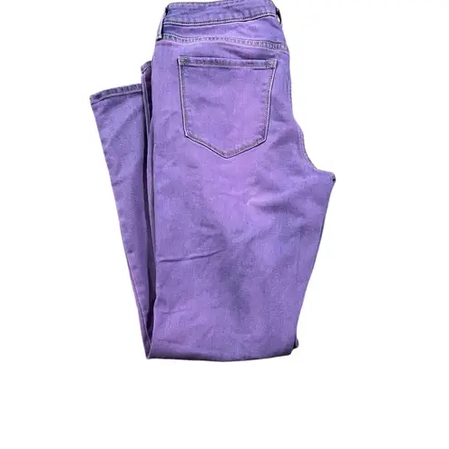 Old Navy Womens 12 purple  kicker boot jeans