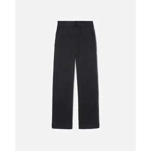 Everlane  The Organic Wide-Leg Pant in Black 2 NWT