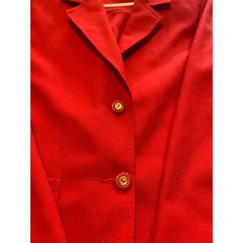 Blazer Size 12 Red In Color