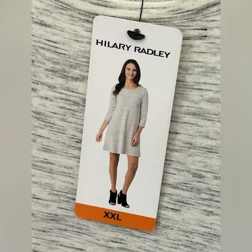 Hilary Radley buttery soft Lagenlook 3/4 Sleeve pullover Dress Oatmeal NWT XXL