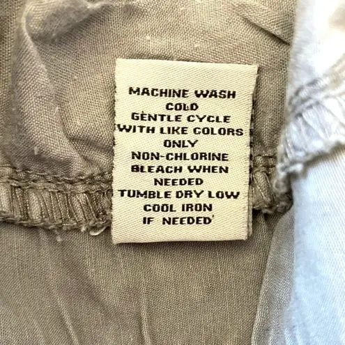 Anthropologie Marrakech Pants Gray Side Stripe Cropped Utility Cargo pants