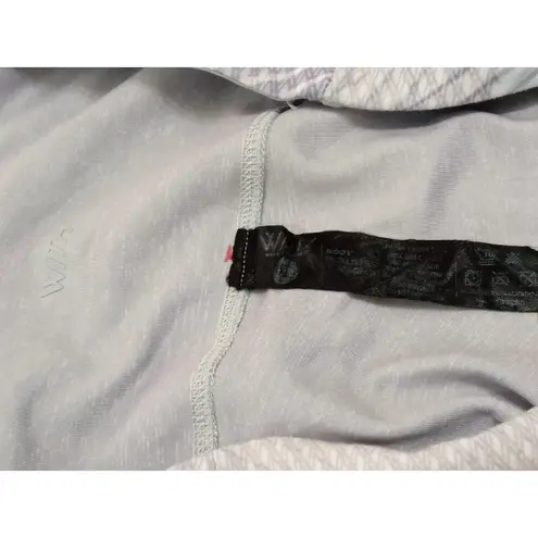 Peloton Women's Leggings High-Waist Geo White Blue Sails Geometric Size XL