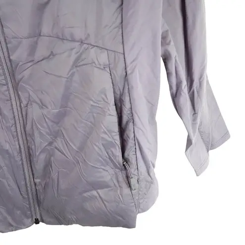 32 Degrees Heat NWT 32 Degrees Cool Womens XX-Large Lavender Zip Up High Neck Mixed Media Jacket