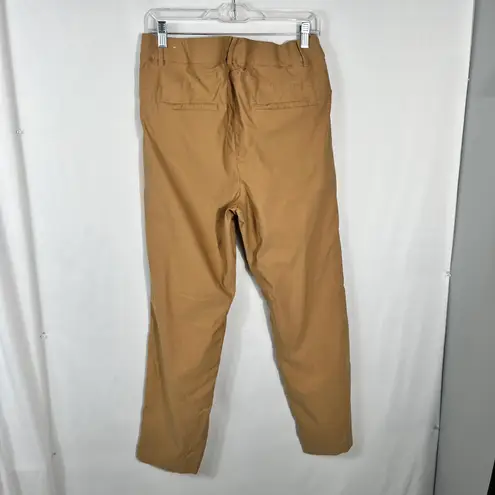 Lane Bryant Women’s Khaki Tan Stretch Elastic Waist Tapered Trouser Slacks 14