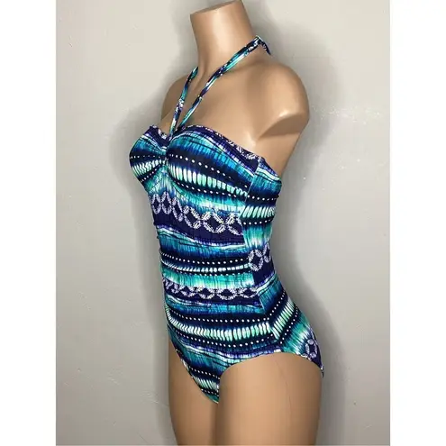 Bleu Rod Beattie New. navy swimsuit. 8. Retails $125
