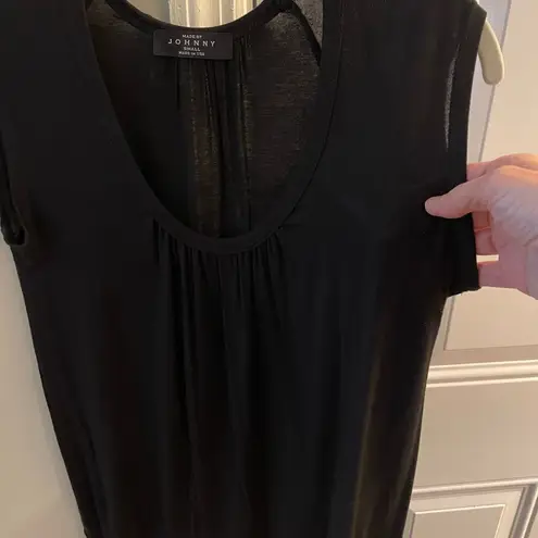 🔵 Women’s Black sleeveless tunic top size Small