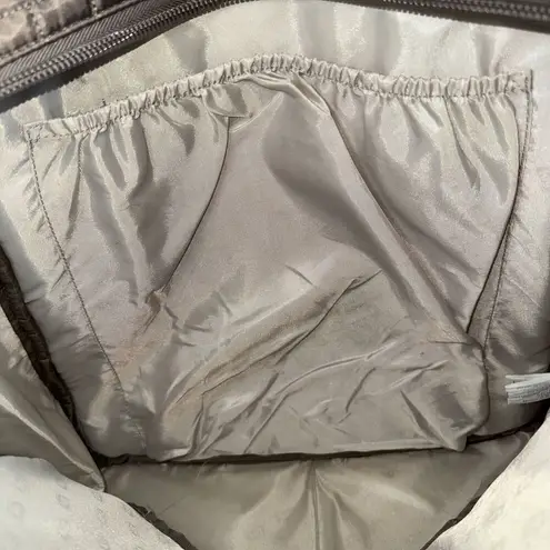 LARGE Lug Puddle Jumper LE Tote Bag Handbag Travel Crossbody Carryon Steel Grey Gray