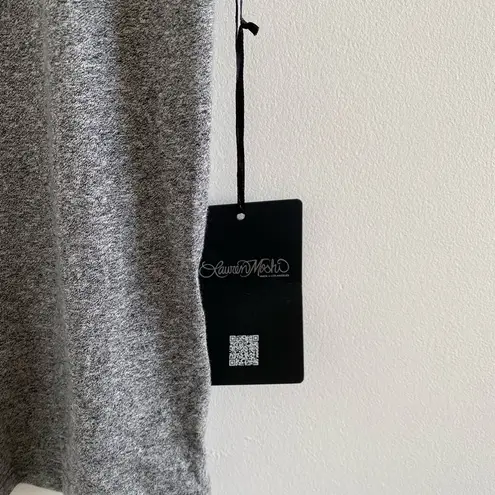 Lauren Moshi Grey Crystal Embellished Skull Kel Tank Top Size Medium New W/ Tag