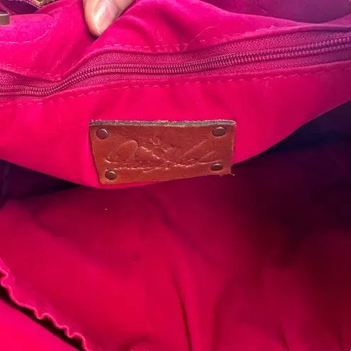 Patricia Nash Women's Brown Leather Cutout Tooled Cavo Tote with Dust Bag