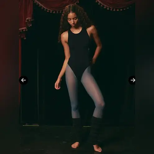 NWT Free People Movement Beat Street Black Bodysuit M/L Size undefined