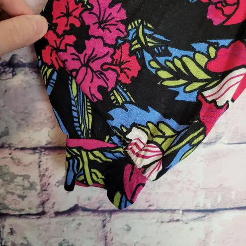 Anthropologie TINY FLORAL WRAP FRONT LONG SLEEVE BOHO TIE WAIST TOP LARGE