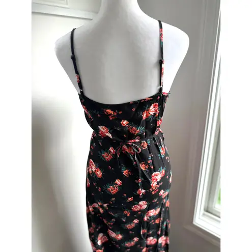 Rat & Boa Sz Small Floral Maxi Dress Romantic Sultry Boho Feminine Sexy Glam