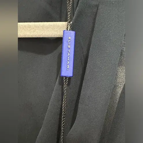 Elie Tahari Silk Cowl Halter Tank Top Stargazer Navy Blue