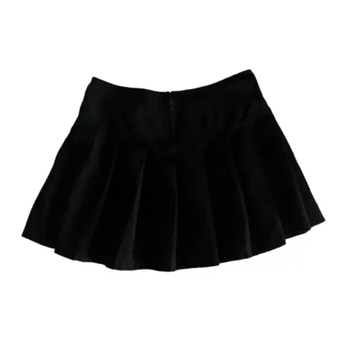 Royal Bones Black Pleated Skirt Chain Detail XL