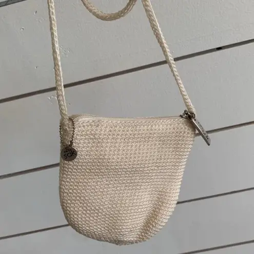 The Sak Cream Mini Purse