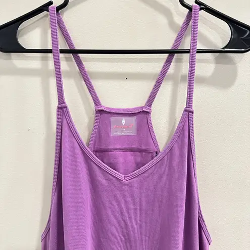 Free People Movement Hot Shot Onesie Deep Mulberry Purple Boho Granola Lounge Size XS