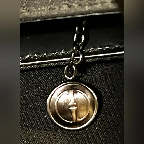 Gucci Authentic Black GG Monogram Shoulder Bag