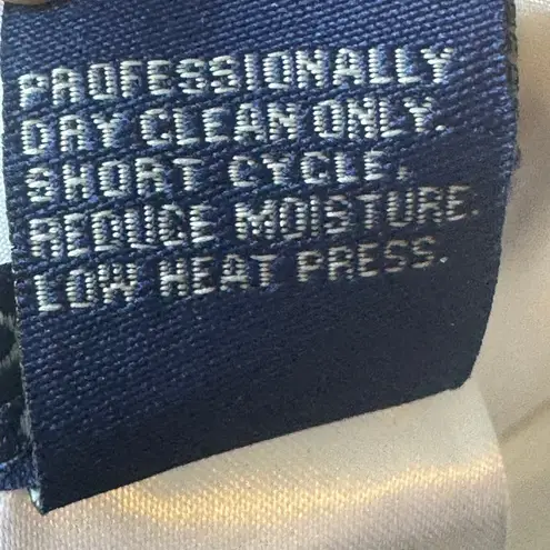 Doncaster Collection Black & White Floral Cotton Pencil Skirt Size 6 Vintage