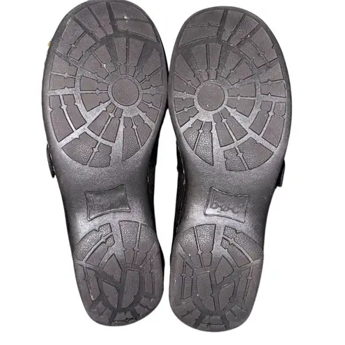 BOC Born Women's Brown Black Leather Loafers Size 8M Slip