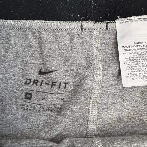 Nike  Womens Pro Warm Training Tights Grey Dark Black 803102-063 Size Medium