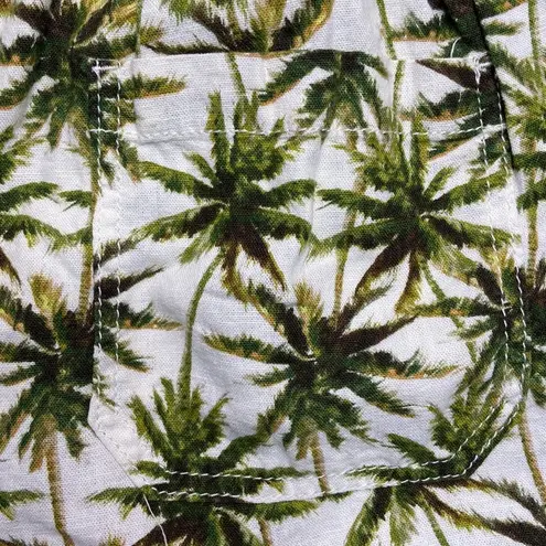 Briggs New York BRIGGS Women’s Palm Tree Tropical Island Linen Blend Shorts Size Medium - Image 5