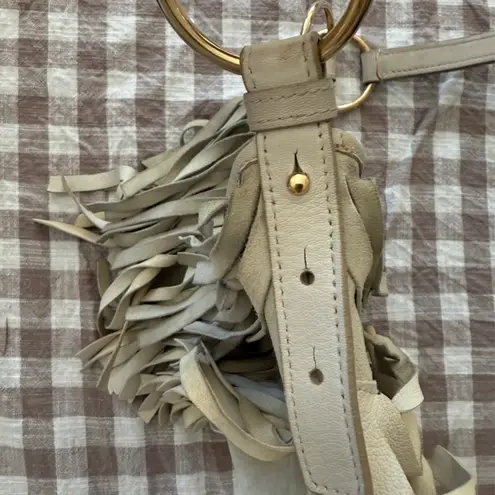 YSL Yves Saint Laurent Vintage Suede and Leather Fringe Shoulder Bag