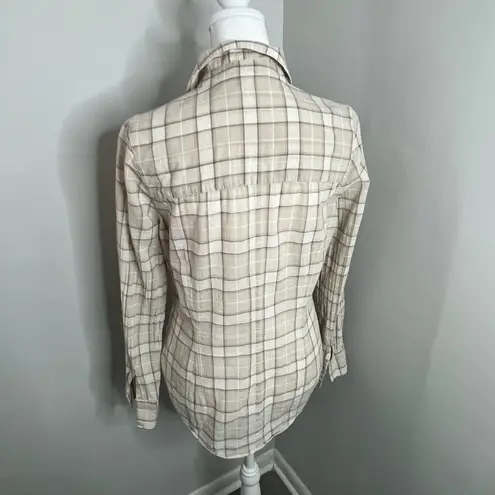 Guess  plaid button down shirt