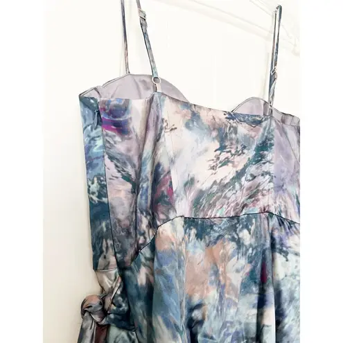 Michael Costello x REVOLVE Banks Mini Dress in Oil Abstract Print