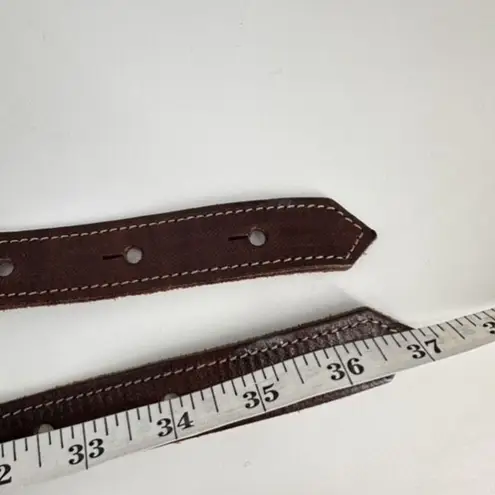 NWT Motif 56 Women's Wide Genuine Leather Belt Chocolate Size Large Brown